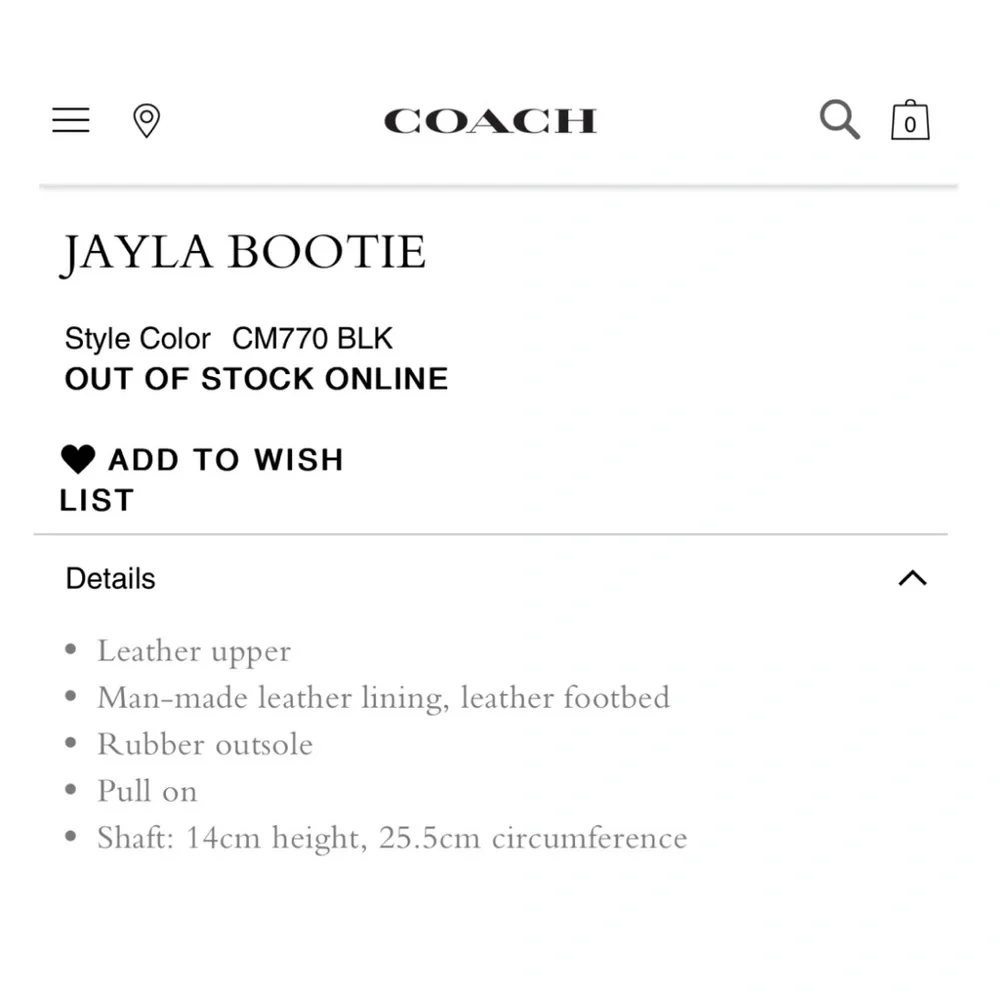 β
NWOT Coach Jayla Booties - Black β
- Picture 15 of 17